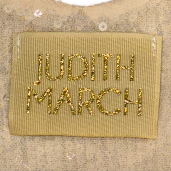 Judith March Silver Sequinned & Crystal XOXO Sleeveless Blouse Size Small - Picture 5 of 6